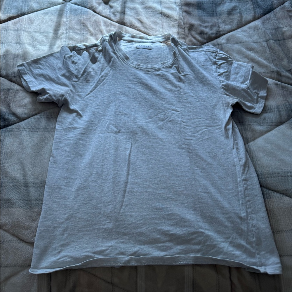 Men’s PacSun Casual White/Cream Vintage Style T Shirt- Size Medium